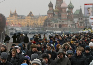 На Болотную площадь Москвы стягиваются участники митинга