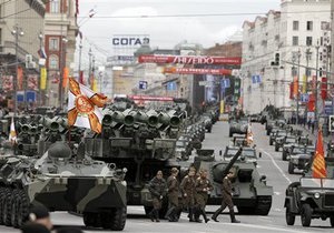 В центре Москвы на репетиции Парада Победы сломался один из Искандеров