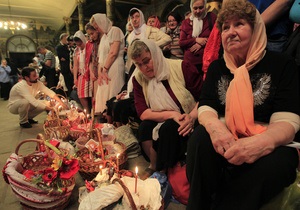 В Украине в Пасхальных богослужениях приняли участие более 10 млн человек