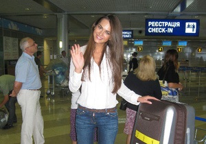 Украинка Олеся Стефанко улетела в Бразилию на конкурс Мисс Вселенная