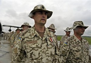 Украинских миротворцев наградили в Либерии медалями ООН