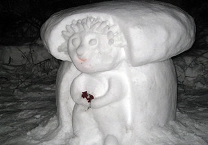 Под Киевом появился парк снежных скульптур