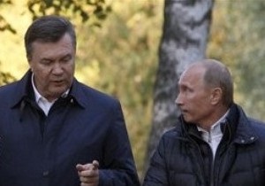 Янукович - Путину: Украинскому народу не за что вас винить