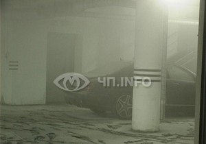 В центре Киева горел подземный паркинг