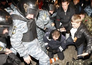 Задержанных участников акции в честь годовщины Майдана отпустили