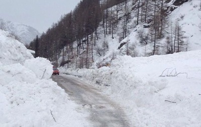 В Италии рекордный снегопад