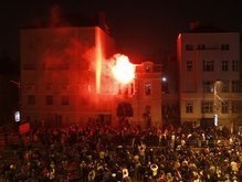 Сербы не тронули украинское посольство во время беспорядков