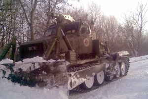 В Украине к расчистке дорог от снега привлечены почти 14 тысяч человек
