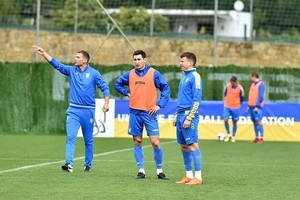 Сборная Украины провела тренировку в Бельгии перед матчем с Японией