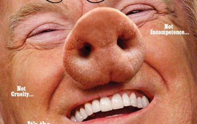 Трампа в образе свиньи поместили на обложку