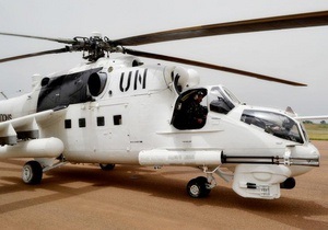 В ДР Конго обстреляли украинский вертолет, ранен миротворец