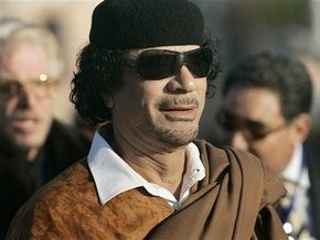 Сегодня в Украину прибывает Каддафи