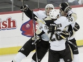NHL: Федотенко принес победу Пингвинам