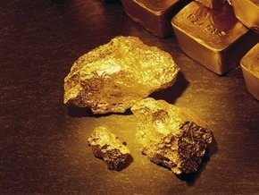 Рынок сырья: цены на золото пошли в рост