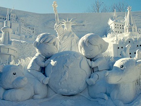 Украинцы победили на канадском фестивале снежных скульптур