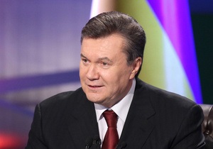 Янукович поздравил украинцев с Международным днем солидарности трудящихся