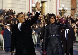 В Вашингтоне прошел парад по случаю инаугурации Обамы
