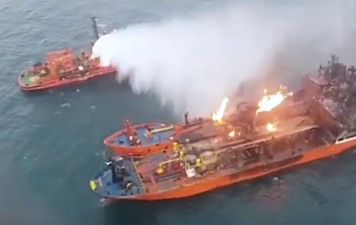 Пожежа в Чорному морі: кількість загиблих зросла до 20