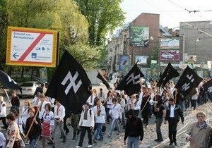 Во Львове состоялся марш памяти дивизии Галичина