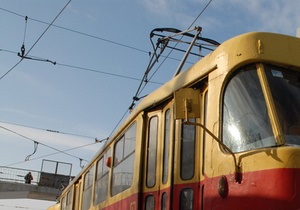 В Киеве столкнулись трамваи: восемь человек пострадали