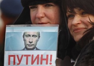 Путин не исключил, что для митинга на Поклонной горе был использован админресурс