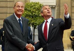 Буш: Ширак говорил, что Украина - это часть России