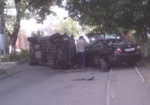 В Одессе пьяный водитель разбил на своем автомобиле пять машин