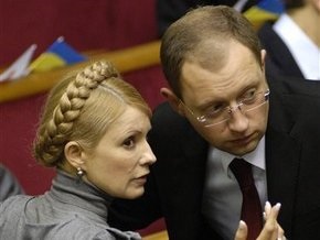 Яценюк: После меня свергнут Тимошенко