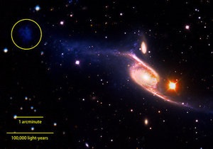 Найдена самая большая спиральная галактика, в пять раз превышающая размеры Млечного пути