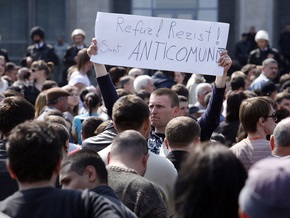 Молдавские демонстранты требуют предоставить им доступ в прямой эфир