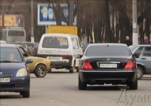 Мэр Одессы не заметил, что его водитель ездит по встречной полосе