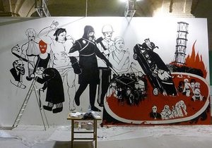 Скандал в Мистецьком Арсенале: Автор закрашенной картины требует ее восстановить