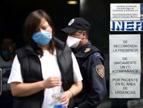 В Мехико из-за свиного гриппа прекращена работа кафе и ресторанов