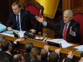 Литвин: Если БЮТ заблокирует Раду, коалиции не будет