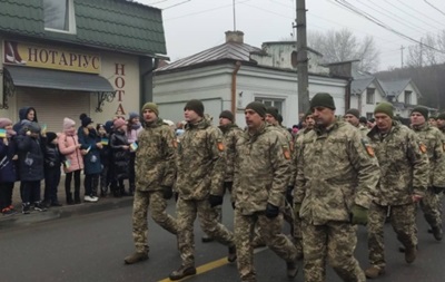 В Тернополе военные вышли на  Шествие мужества 