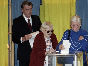 Дело: Ющенко ветировал закон о выборах президента