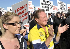 Австралийские миллиардеры провели митинг