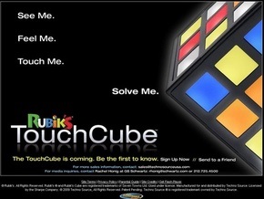 Появился электронный кубик Рубика