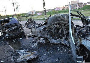 новости Кривого Рога - ДТП - пожар - В Кривом Роге в ДТП дотла сгорели два автомобиля