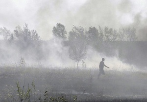 Прокуратура разберется с пожарами на киевских торфяниках