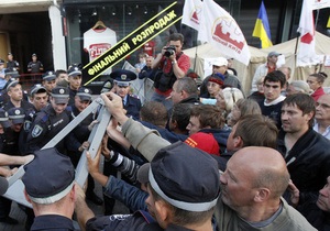 В КГГА исключили силовой вариант сноса палаточного городка