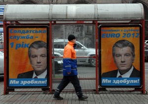 Опрос НИСИ: Рейтинг Ющенко уступает лишь Януковичу и Тимошенко