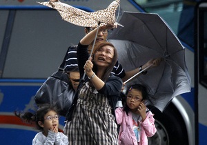 На Тайвань обрушился тайфун Саола