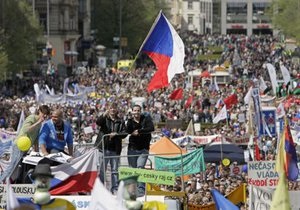 Чехия: самые многолюдные демонстрации с 1989-го
