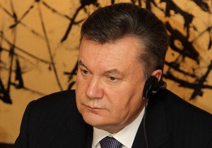 Янукович не теряет надежд договориться с Россией по газу в ближайшее время