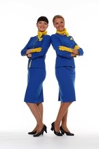 Бортпроводники «Международных Авиалиний Украины» получили новую форму от Ирины Каравай