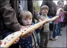 Полтава: бутерброд с салом попадет в книгу рекордов Гиннеса