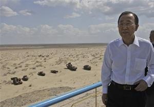Генсек ООН поражен темпами высыхания Аральского моря