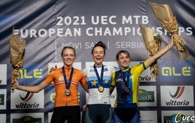 Украинка Попова выиграла бронзу чемпионата Европы в маунтенбайке