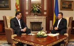 Янукович в Крыму провел встречу с и.о. президента Республики Молдова